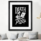 Death by Pizza by Tatak Waskitho on GIANT ART - black typography