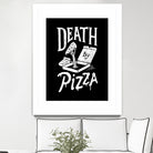 Death by Pizza by Tatak Waskitho on GIANT ART - black typography