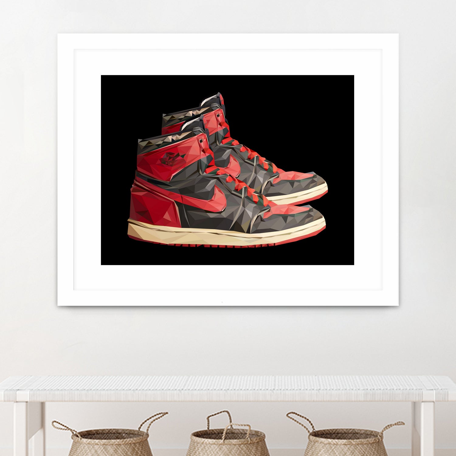 air jordan 1 retro by M Maisur Amin on GIANT ART - red character design