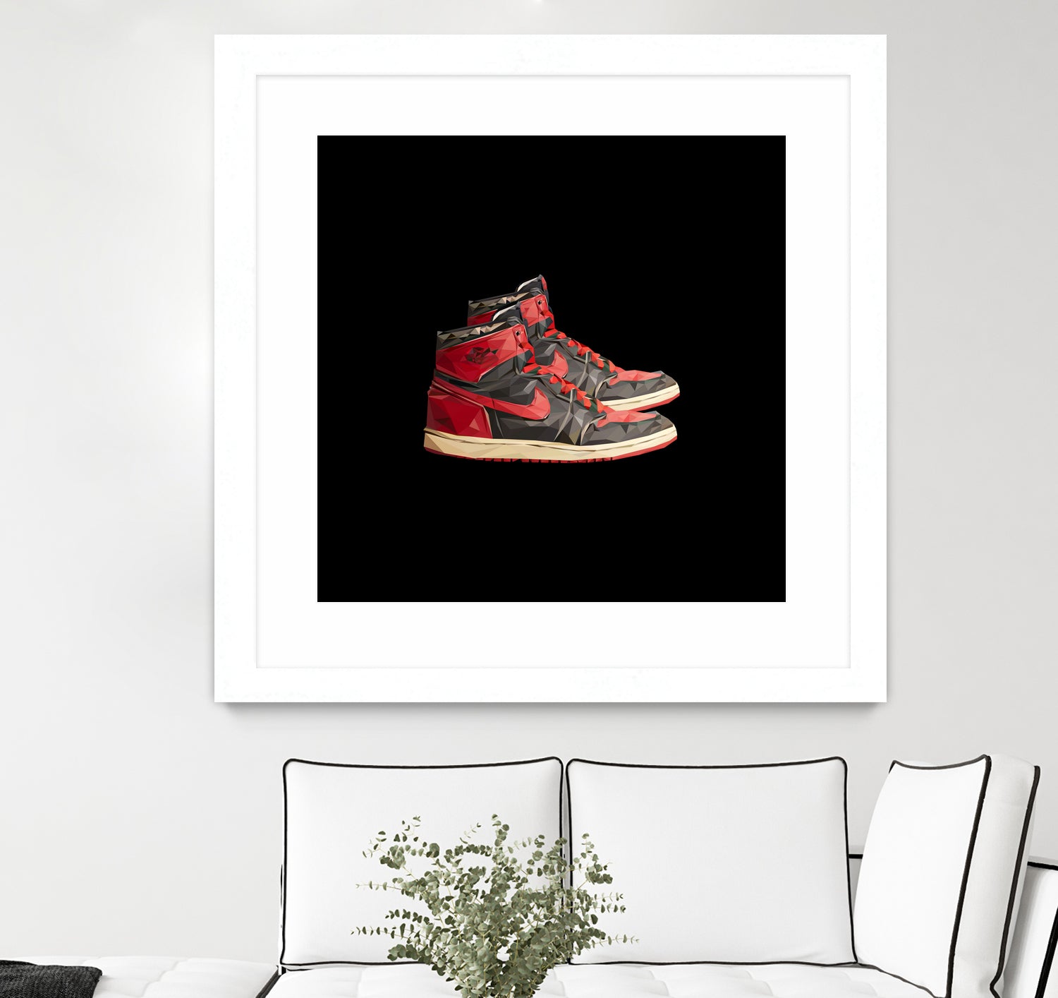 Sneaker hype beast air jordan 1 retro by M Maisur Amin on GIANT ART - black vector illustration