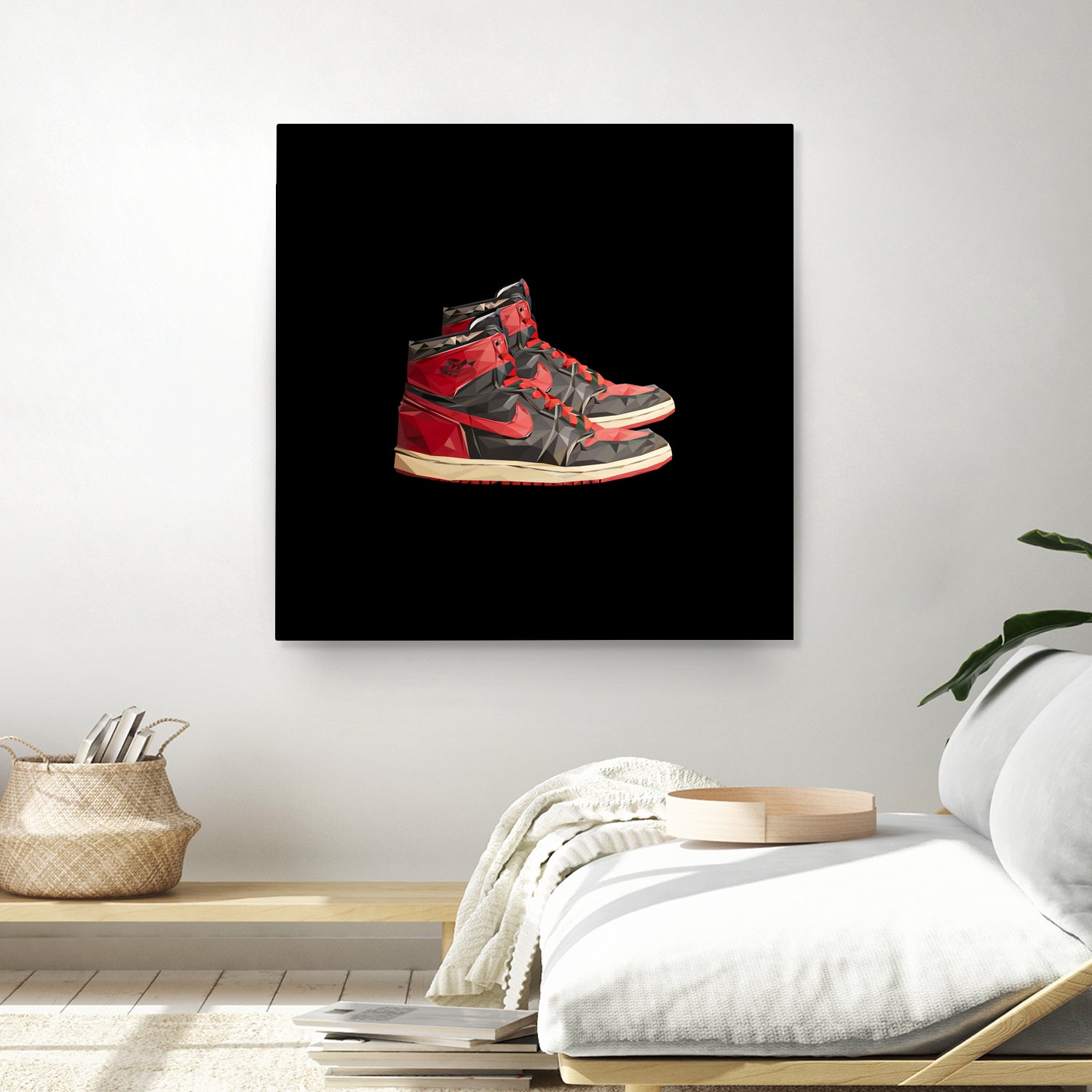 Sneaker hype beast air jordan 1 retro by M Maisur Amin on GIANT ART - black vector illustration