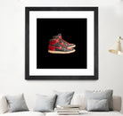 Sneaker hype beast air jordan 1 retro by M Maisur Amin on GIANT ART - black vector illustration