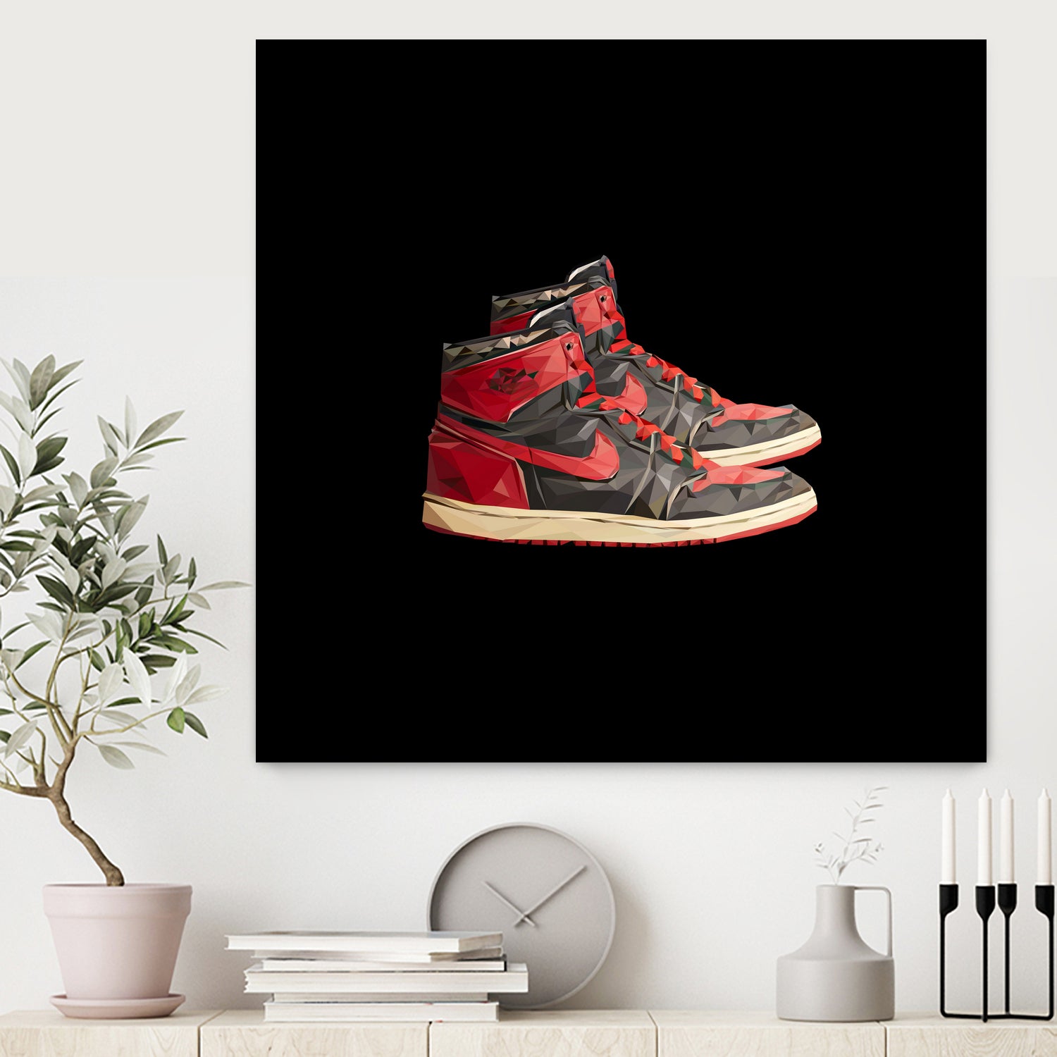 Sneaker hype beast air jordan 1 retro by M Maisur Amin on GIANT ART - black vector illustration