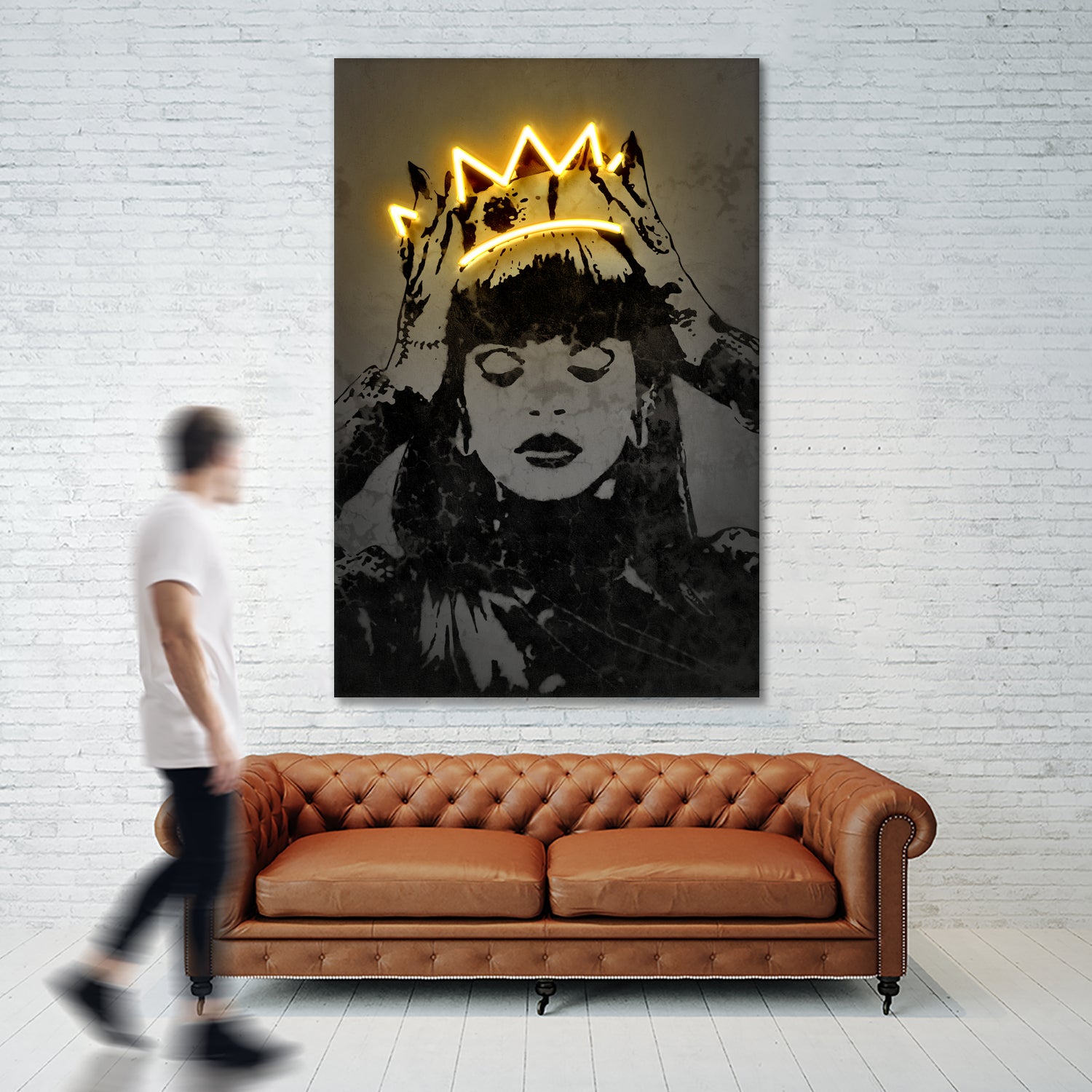 Rihanna by Octavian Mihai Mielu on GIANT ART - yellow digital drawing