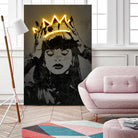 Rihanna by Octavian Mihai Mielu on GIANT ART - yellow digital drawing