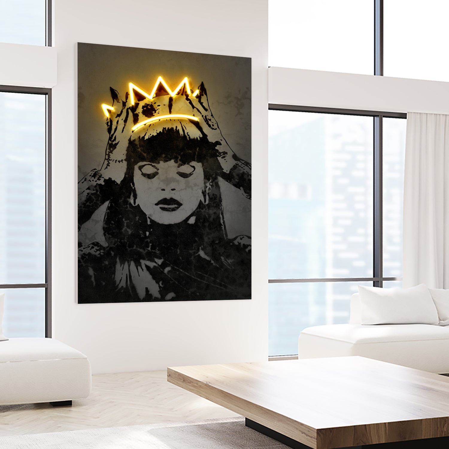 Rihanna by Octavian Mihai Mielu on GIANT ART - yellow digital drawing