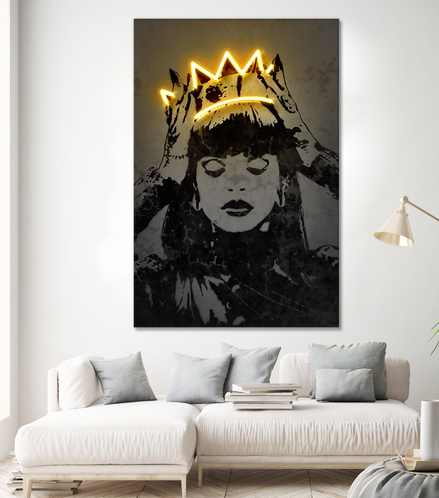 Rihanna by Octavian Mihai Mielu on GIANT ART - yellow digital drawing