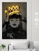 Rihanna by Octavian Mihai Mielu on GIANT ART - yellow digital drawing