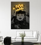 Rihanna by Octavian Mihai Mielu on GIANT ART - yellow digital drawing