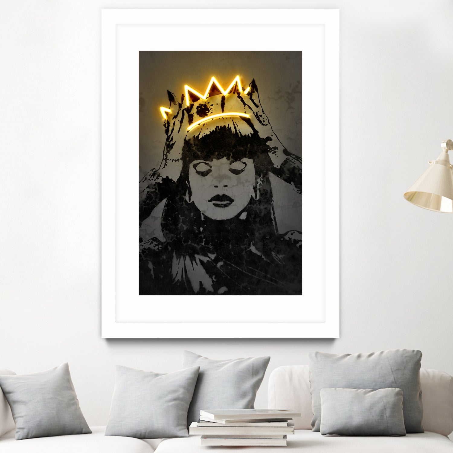 Rihanna by Octavian Mihai Mielu on GIANT ART - yellow digital drawing