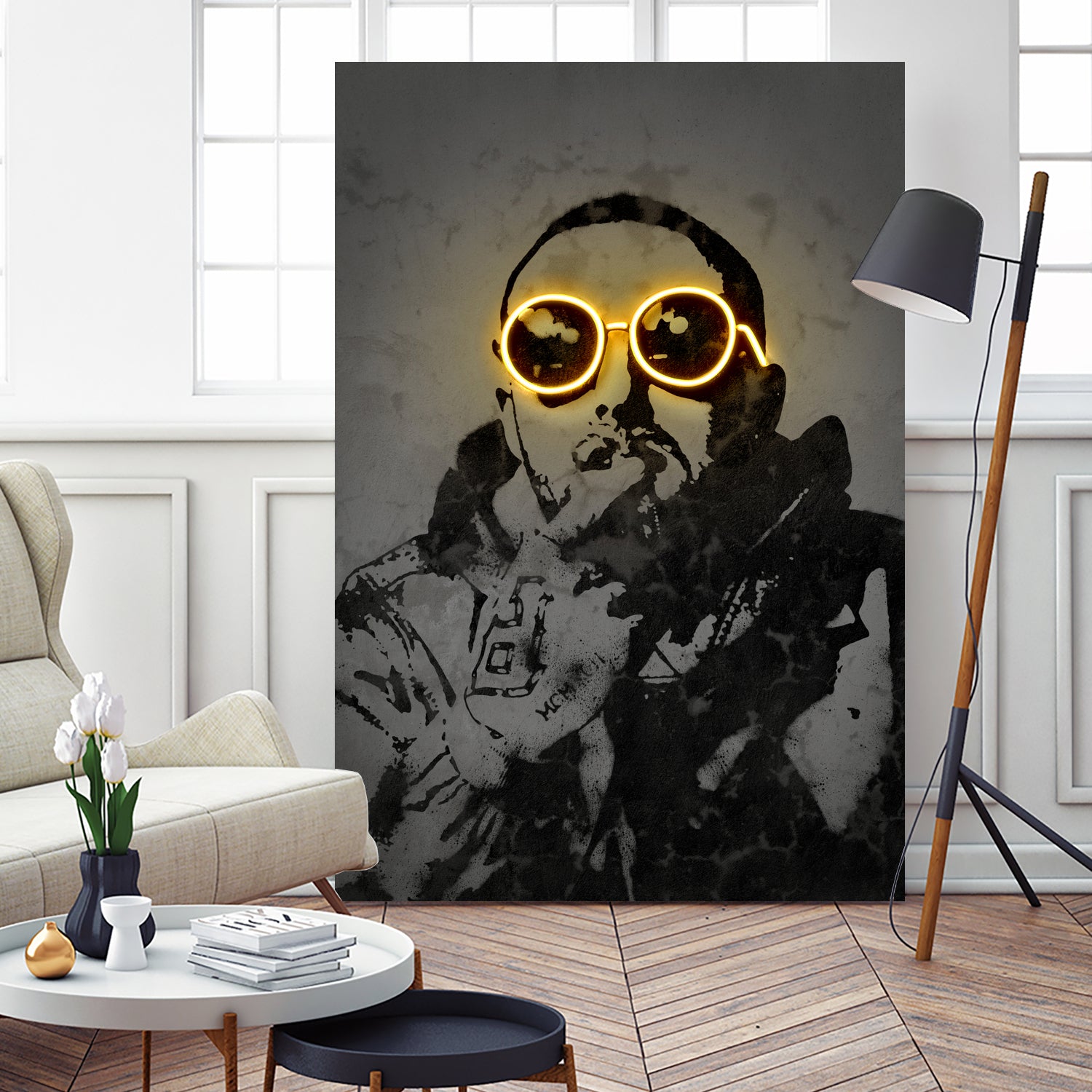 Mac Miller by Octavian Mihai Mielu on GIANT ART - yellow digital drawing