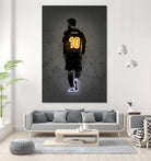 Messi by Octavian Mihai Mielu on GIANT ART - yellow digital drawing