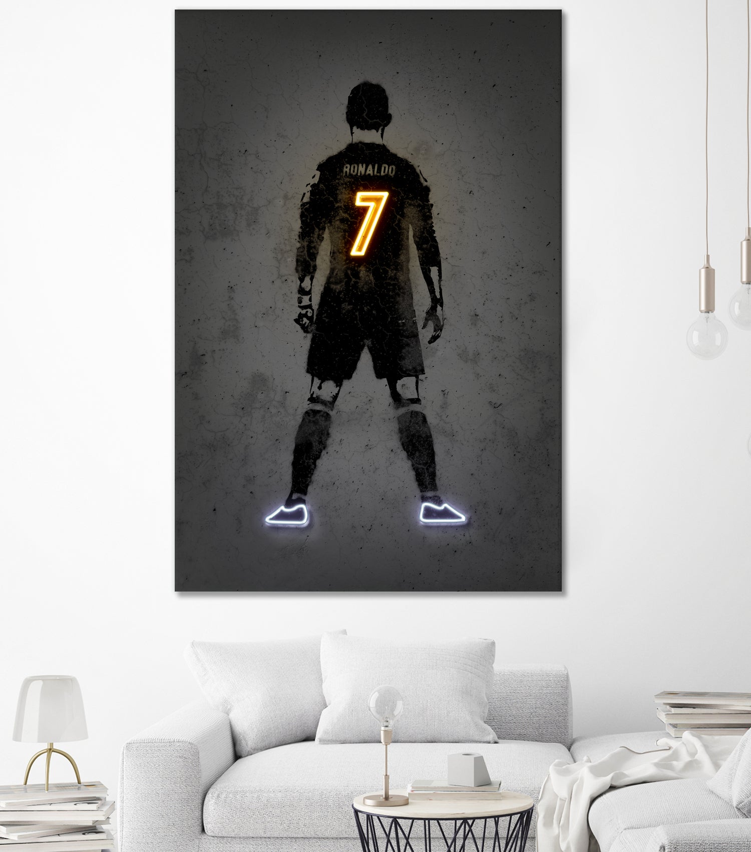 Ronaldo by Octavian Mihai Mielu on GIANT ART - yellow digital drawing