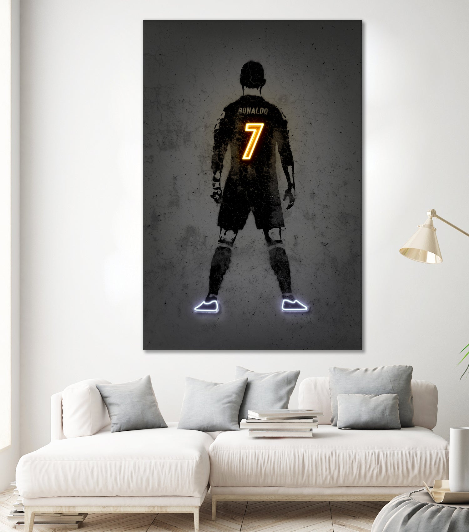 Ronaldo by Octavian Mihai Mielu on GIANT ART - yellow digital drawing