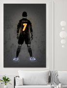 Ronaldo by Octavian Mihai Mielu on GIANT ART - yellow digital drawing