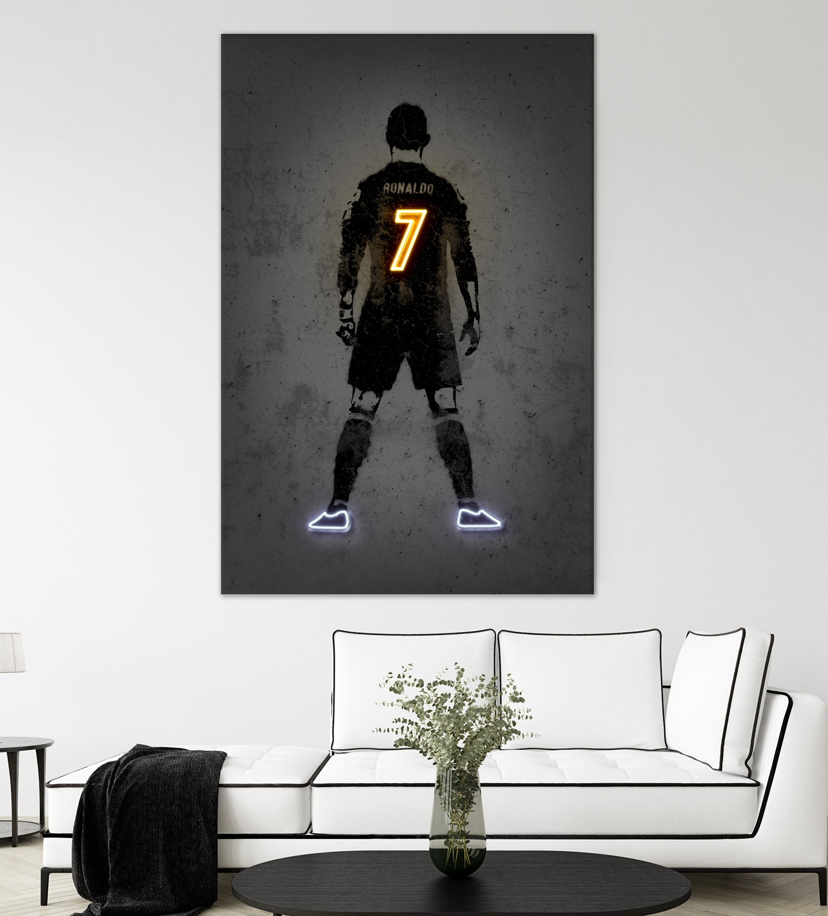 Ronaldo by Octavian Mihai Mielu on GIANT ART - yellow digital drawing