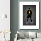 Ronaldo by Octavian Mihai Mielu on GIANT ART - yellow digital drawing