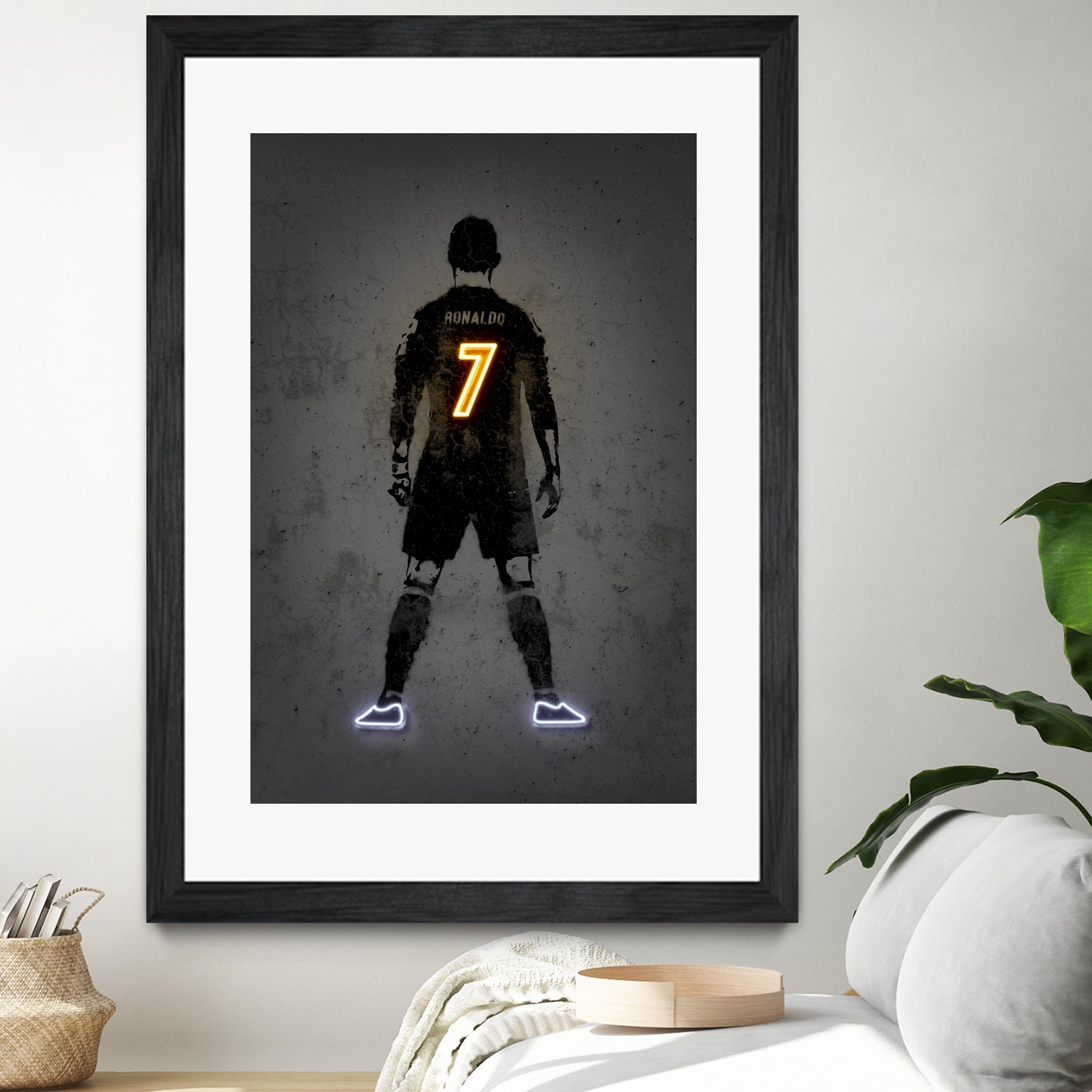 Ronaldo by Octavian Mihai Mielu on GIANT ART - yellow digital drawing