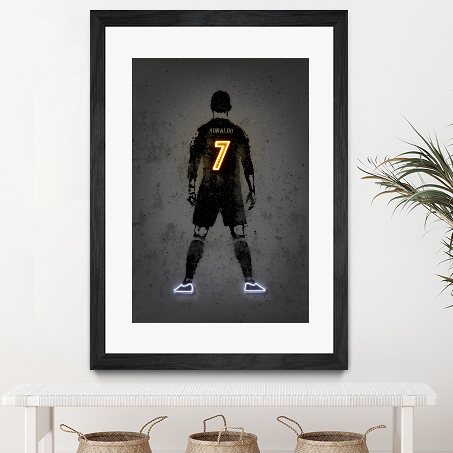 Ronaldo by Octavian Mihai Mielu on GIANT ART - yellow digital drawing