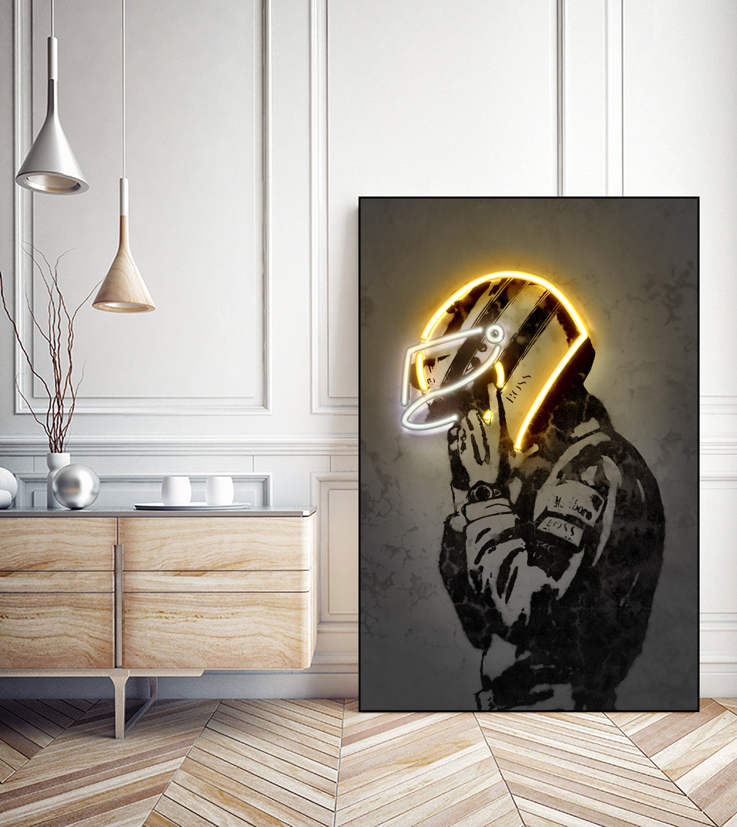 Senna by Octavian Mihai Mielu on GIANT ART - yellow digital drawing