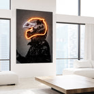 Verstappen by Octavian Mihai Mielu on GIANT ART - orange digital drawing