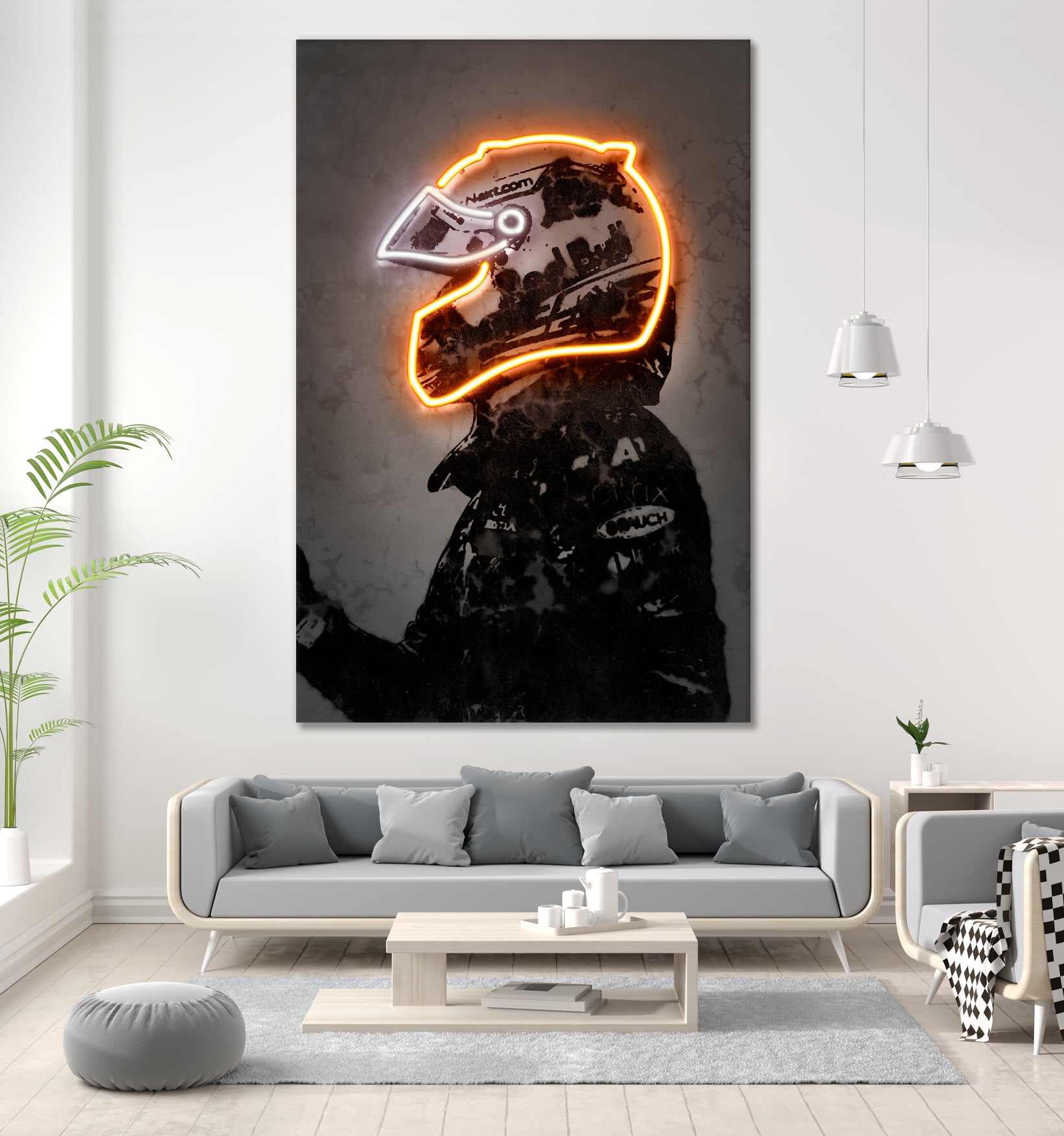 Verstappen by Octavian Mihai Mielu on GIANT ART - orange digital drawing