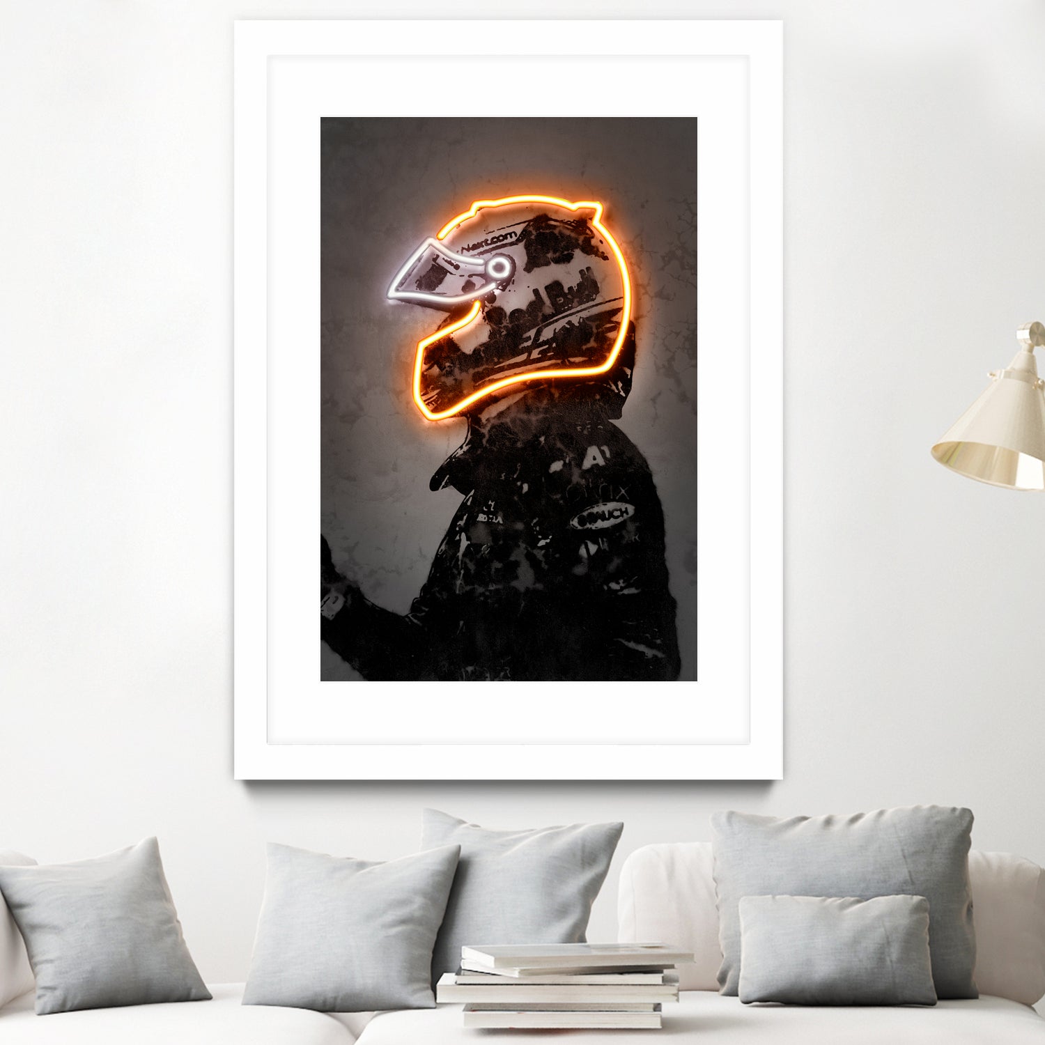 Verstappen by Octavian Mihai Mielu on GIANT ART - orange digital drawing