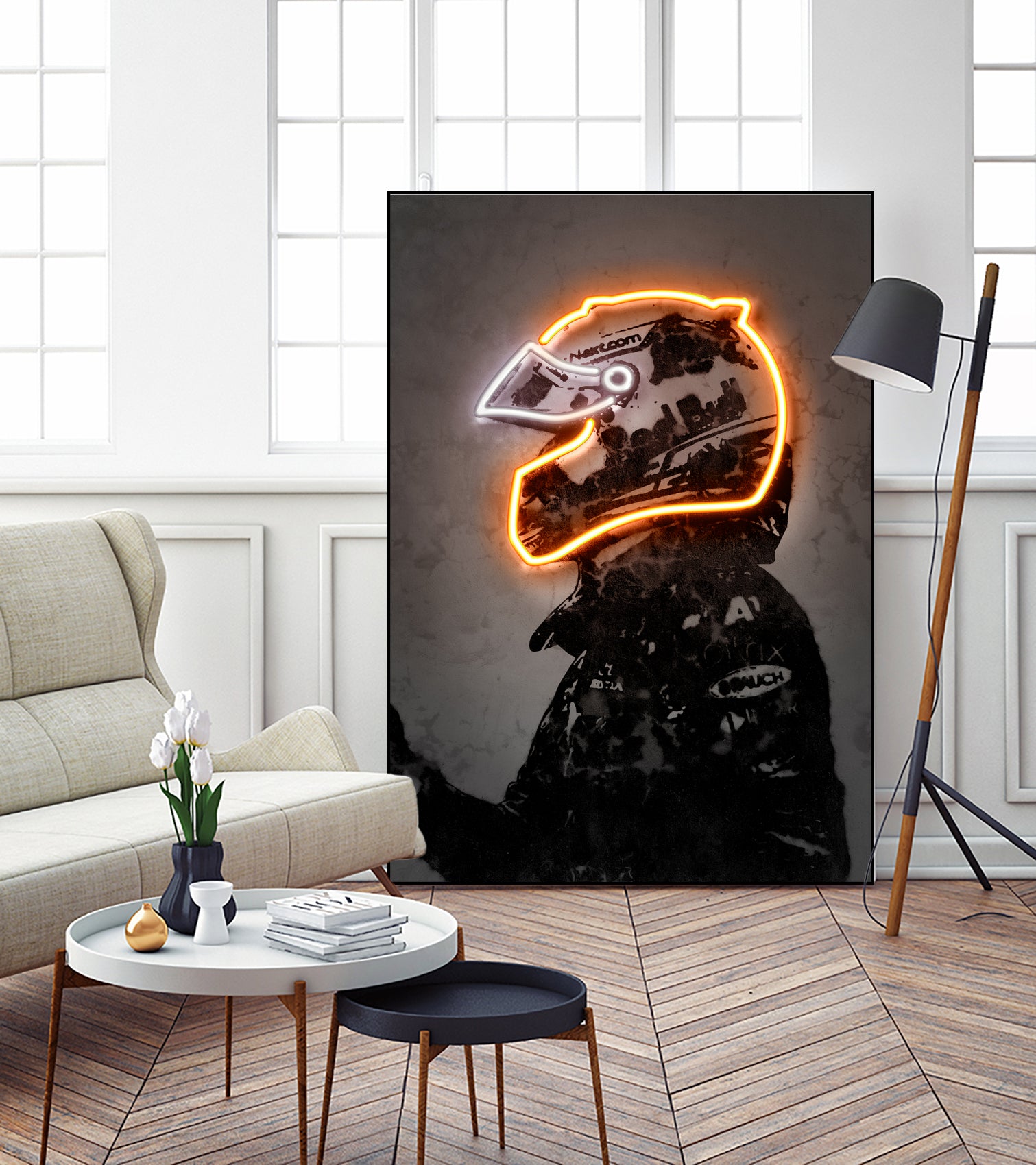 Verstappen by Octavian Mihai Mielu on GIANT ART - orange digital drawing