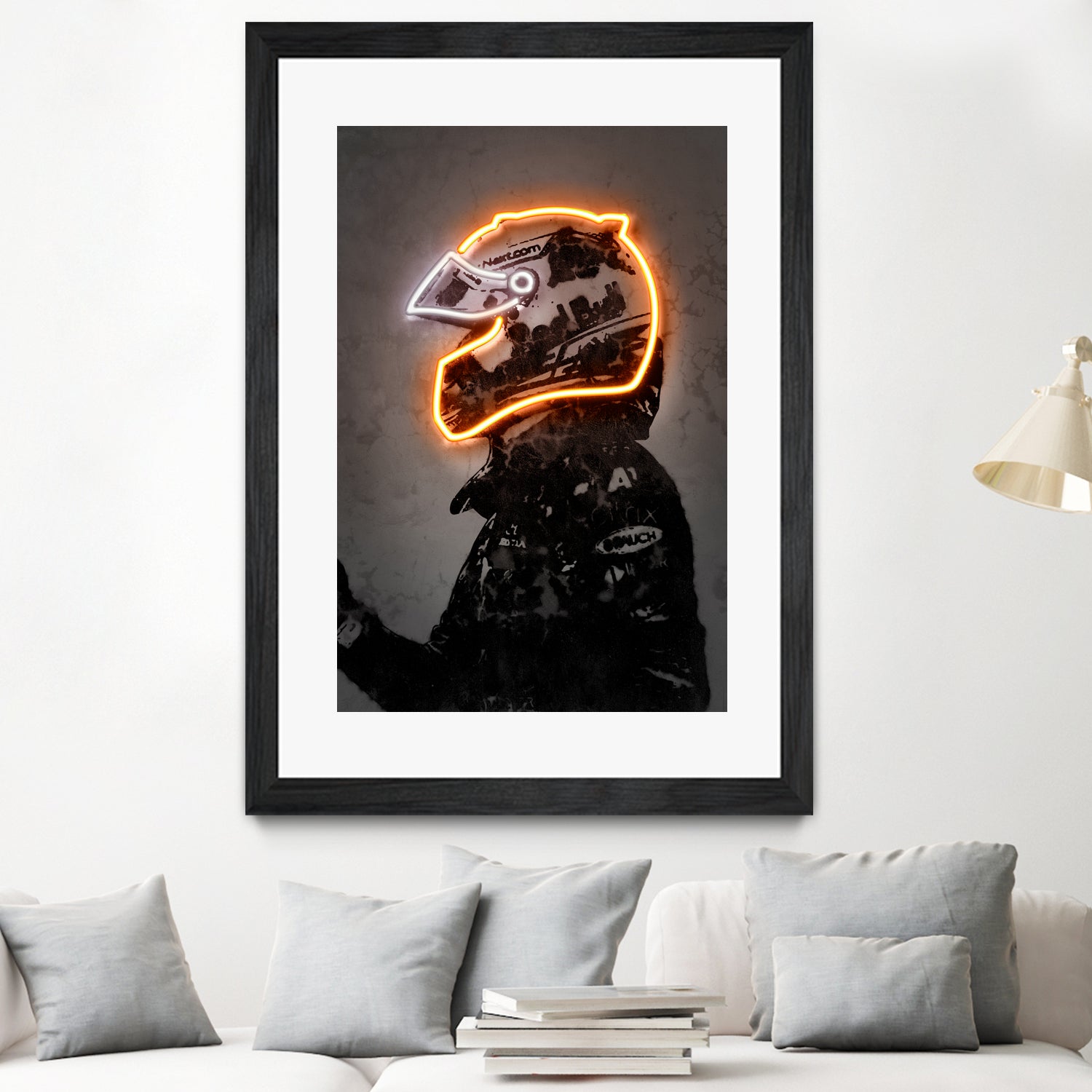 Verstappen by Octavian Mihai Mielu on GIANT ART - orange digital drawing