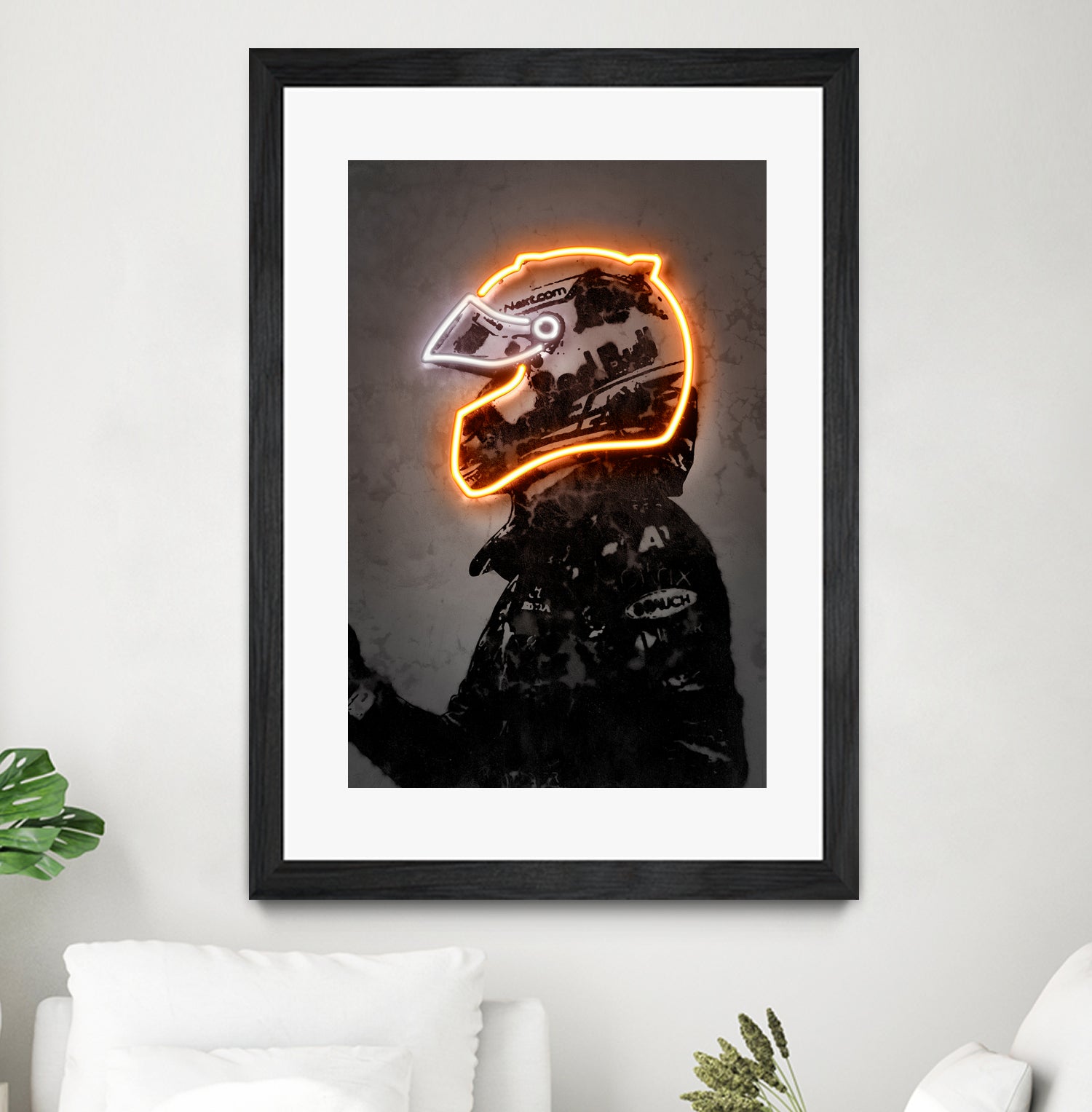 Verstappen by Octavian Mihai Mielu on GIANT ART - orange digital drawing