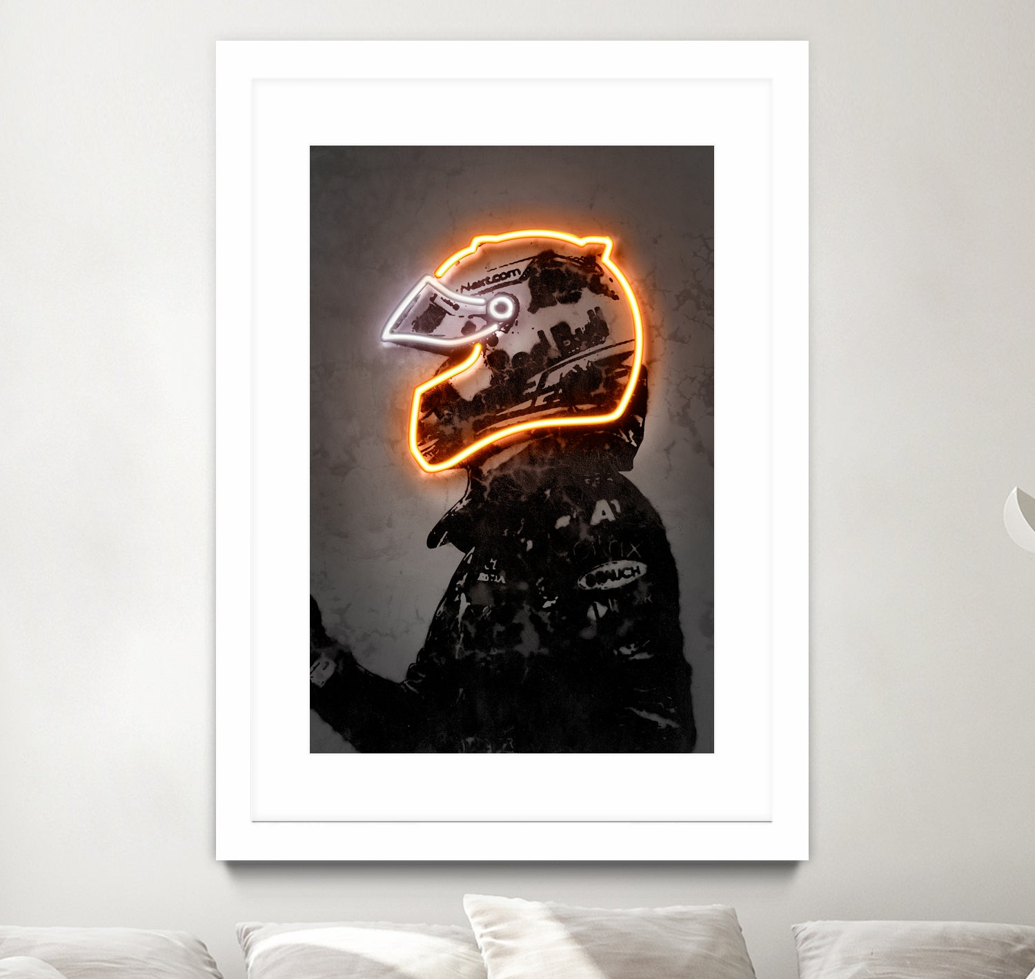 Verstappen by Octavian Mihai Mielu on GIANT ART - orange digital drawing