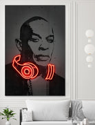 Dr Dre by Octavian Mihai Mielu on GIANT ART - red digital drawing