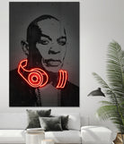 Dr Dre by Octavian Mihai Mielu on GIANT ART - red digital drawing