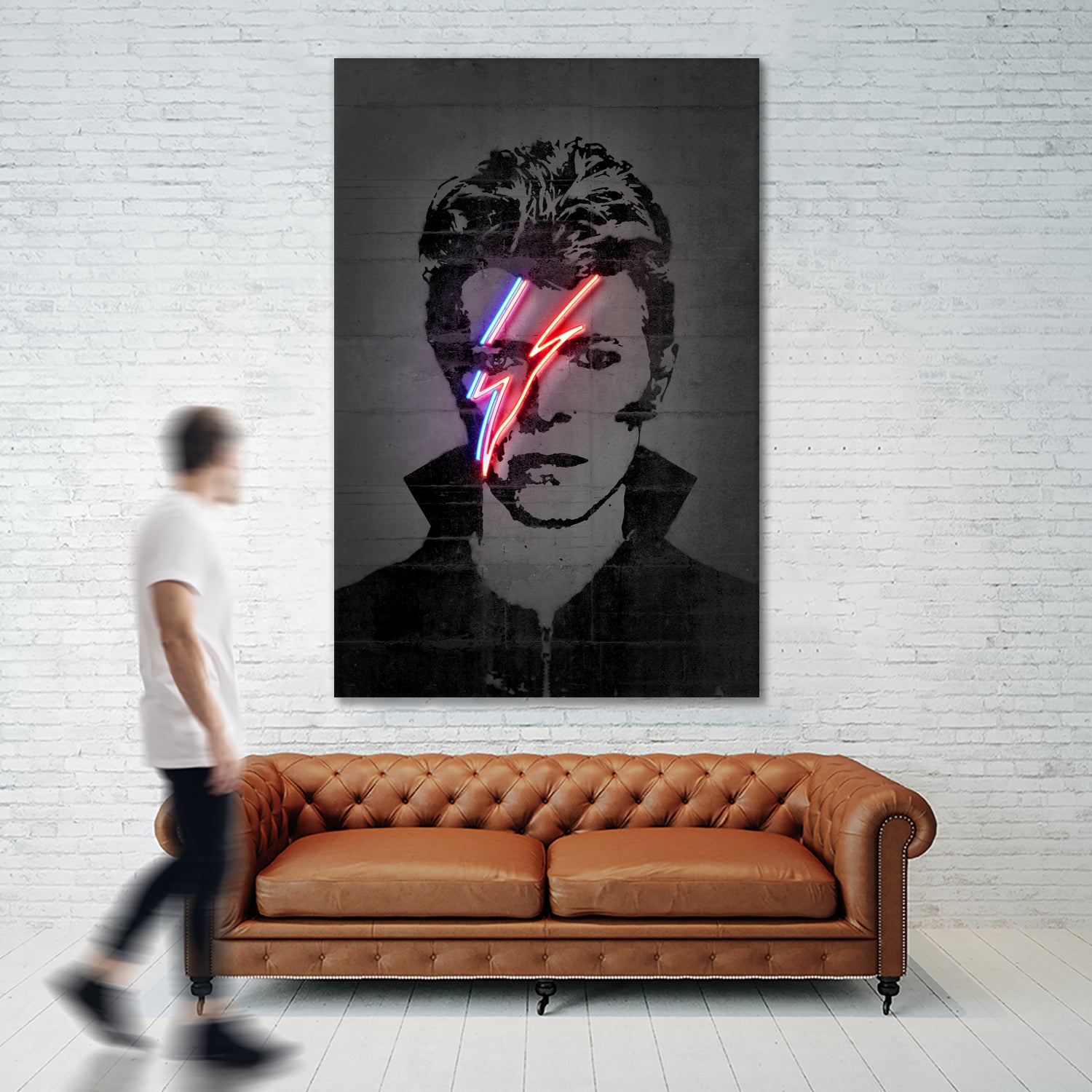 Bowie by Octavian Mihai Mielu on GIANT ART - red digital drawing