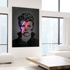 Bowie by Octavian Mihai Mielu on GIANT ART - red digital drawing