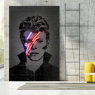 Bowie by Octavian Mihai Mielu on GIANT ART - red digital drawing