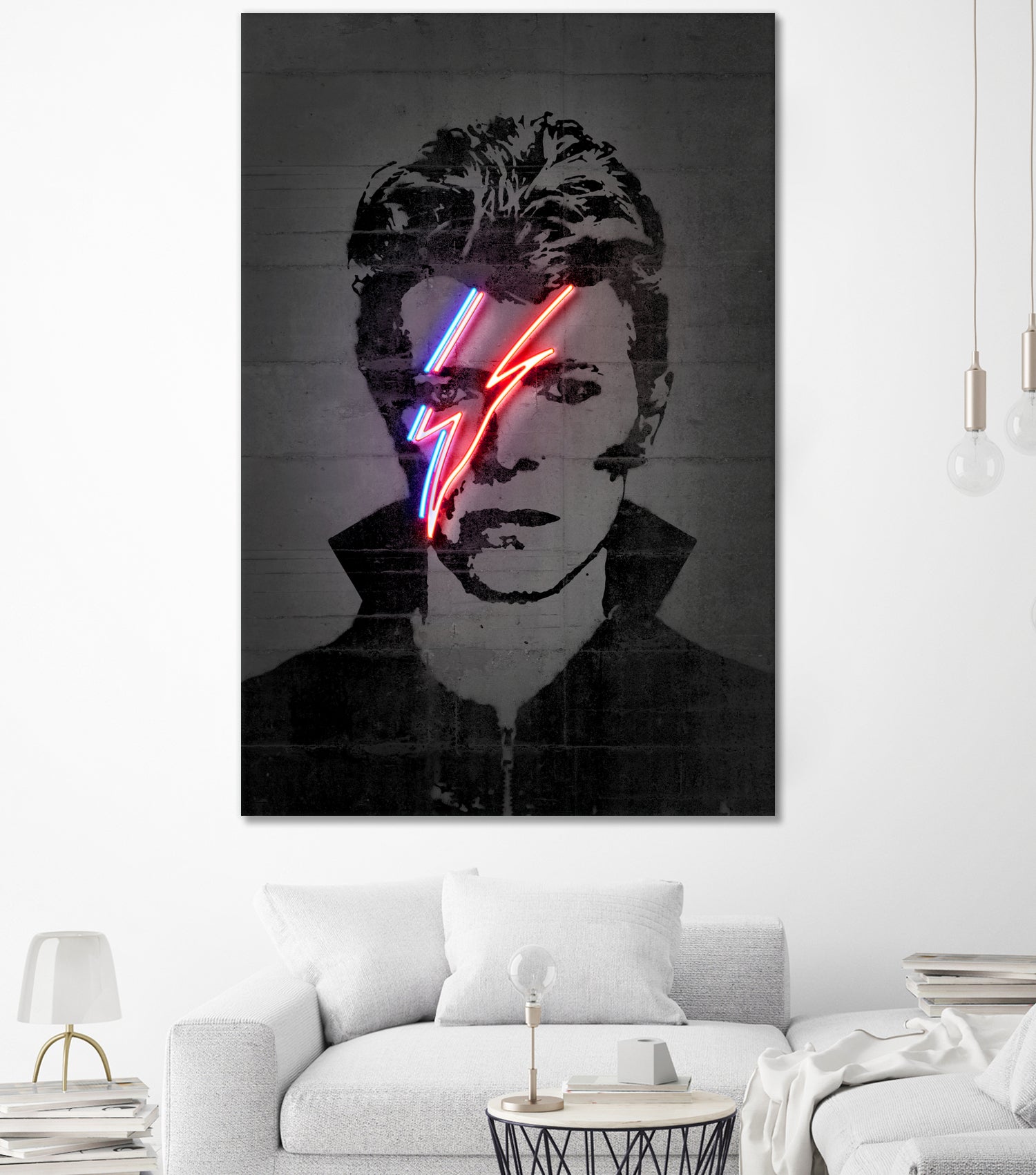 Bowie by Octavian Mihai Mielu on GIANT ART - red digital drawing