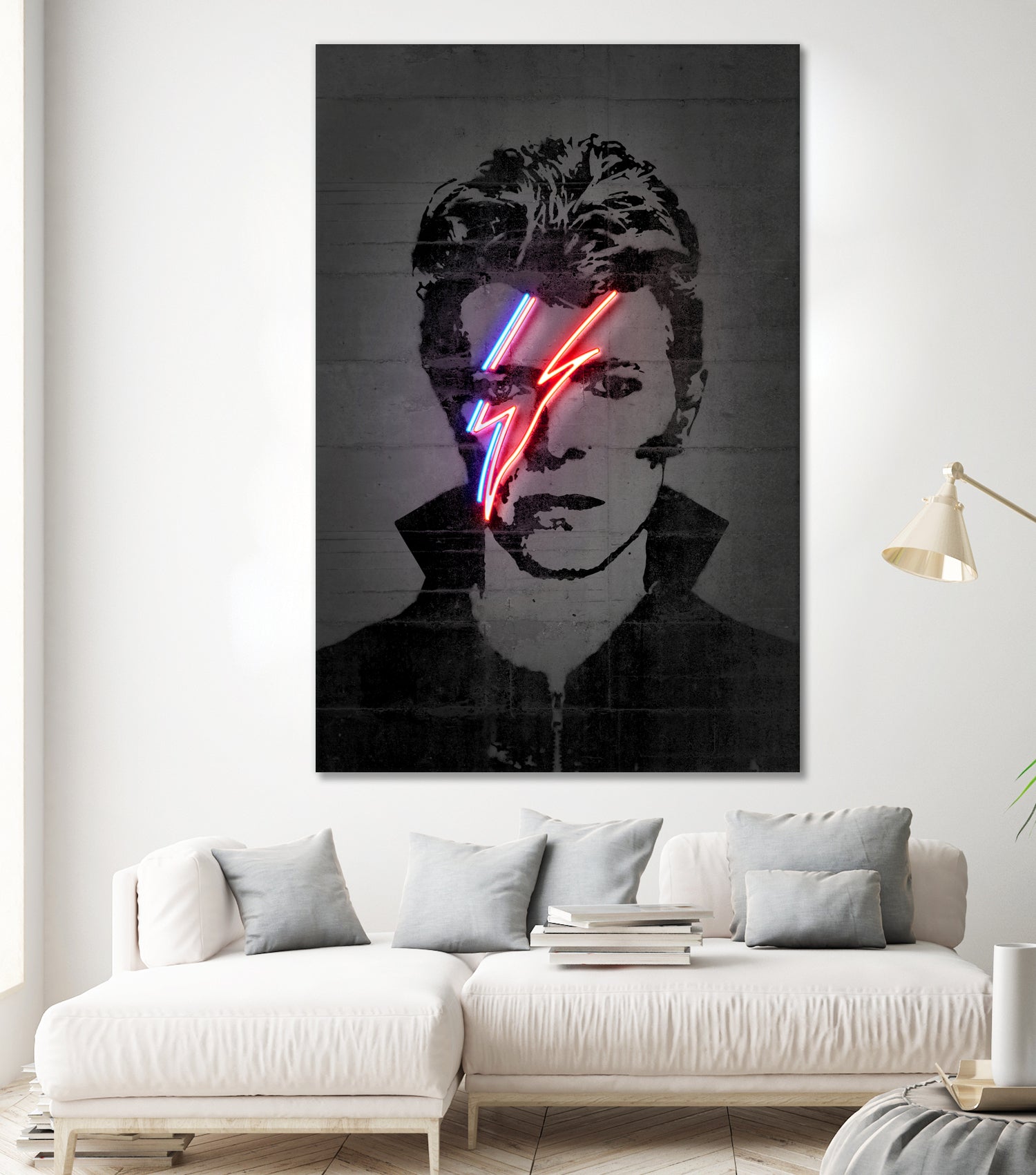 Bowie by Octavian Mihai Mielu on GIANT ART - red digital drawing