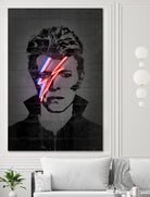 Bowie by Octavian Mihai Mielu on GIANT ART - red digital drawing