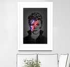 Bowie by Octavian Mihai Mielu on GIANT ART - red digital drawing