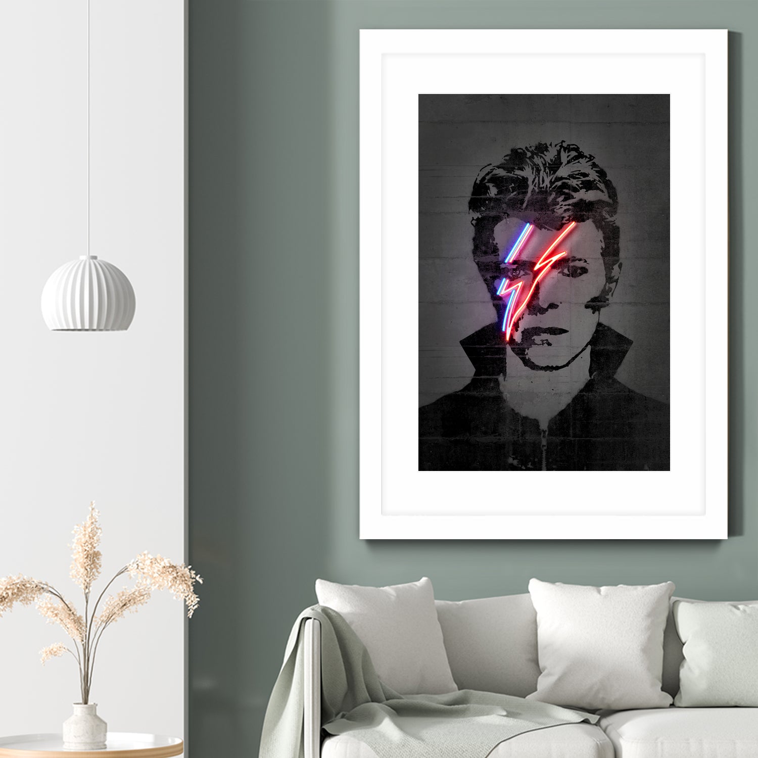 Bowie by Octavian Mihai Mielu on GIANT ART - red digital drawing