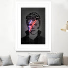 Bowie by Octavian Mihai Mielu on GIANT ART - red digital drawing