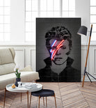 Bowie by Octavian Mihai Mielu on GIANT ART - red digital drawing