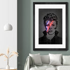 Bowie by Octavian Mihai Mielu on GIANT ART - red digital drawing