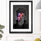 Bowie by Octavian Mihai Mielu on GIANT ART - red digital drawing