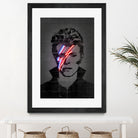 Bowie by Octavian Mihai Mielu on GIANT ART - red digital drawing