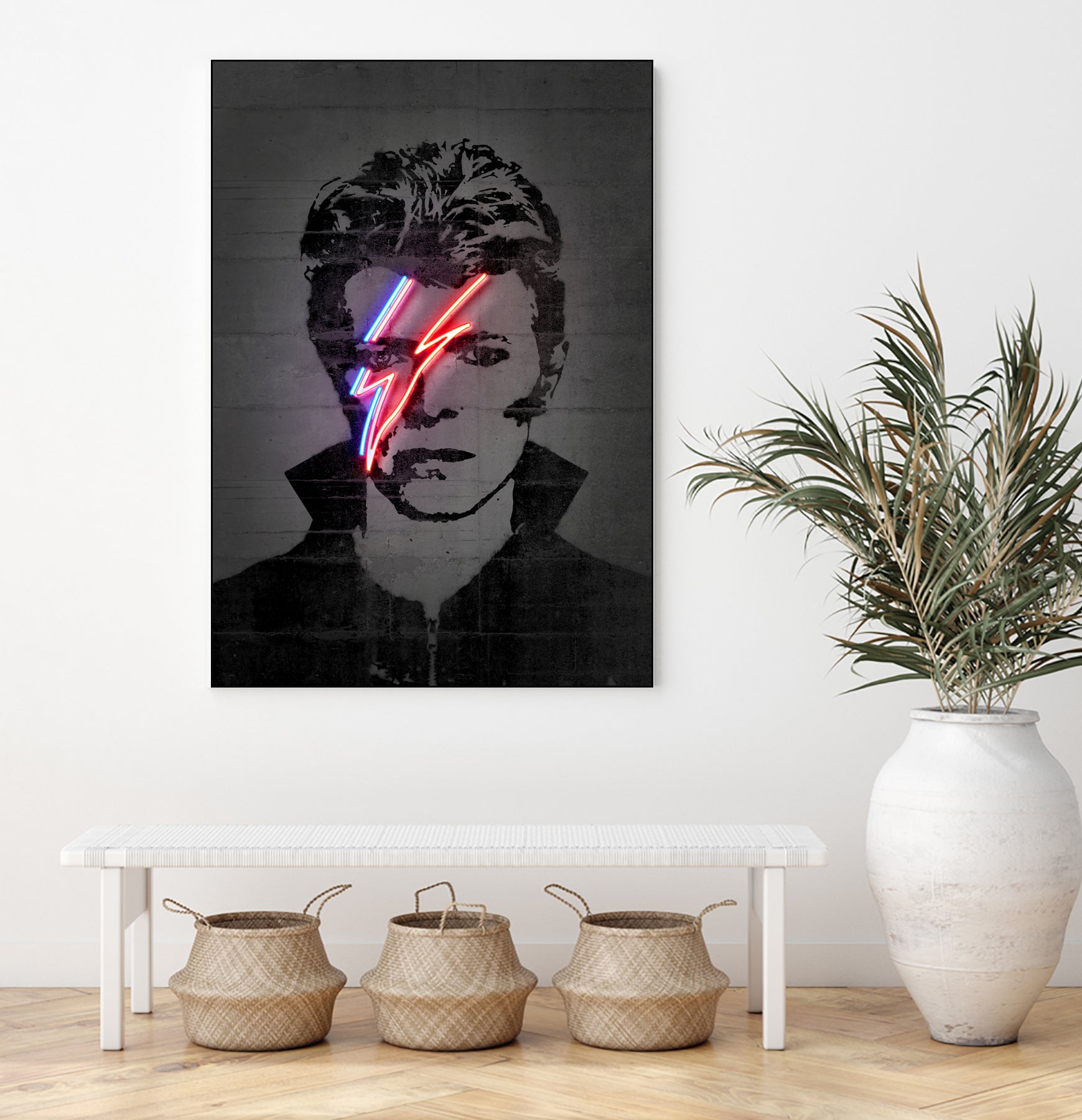 Bowie by Octavian Mihai Mielu on GIANT ART - red digital drawing