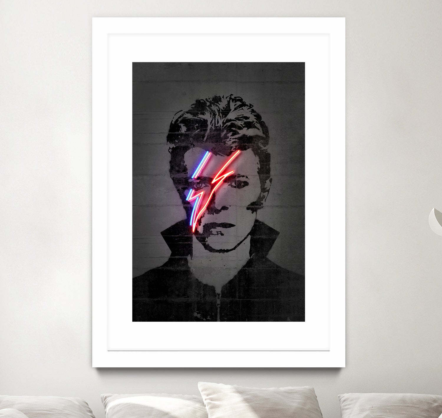 Bowie by Octavian Mihai Mielu on GIANT ART - red digital drawing