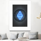 Ethereum by Octavian Mihai Mielu on GIANT ART - blue digital drawing