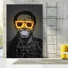 Lil Wayne by Octavian Mihai Mielu on GIANT ART - yellow digital drawing